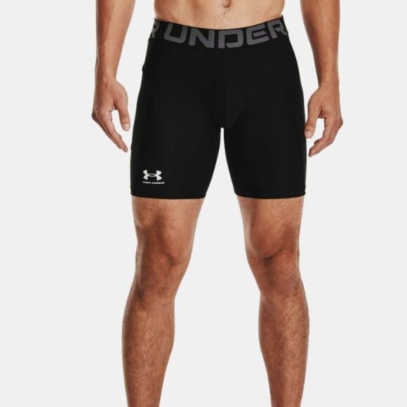 Under Armour Men's Black HeatGear Armour Compression Shorts - 3XL - Picture 1 of 6